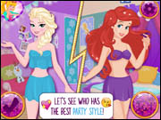 Ariel vs Elsa Party Style