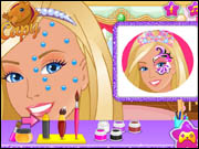 Barbie Glam Face Art