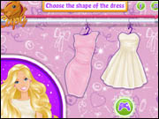 Barbies Pretty Lace Dress