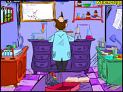 Cartoon Escape Insane Scientist