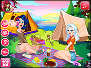 Crystal and Avas Camping