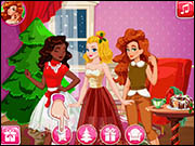 Girls Play Christmas Party