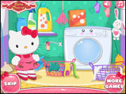 Hello Kitty Laundry Day