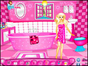 Pink Barbie Bathroom