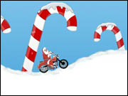 Santa Motocross Action