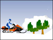 Snowmobile Stunt