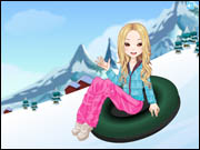 Snowtubing Girl