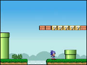 Sonic in Mario World