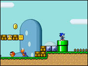 Sonic in Mario World 2