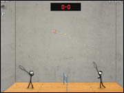 Stick Figure Badminton