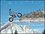 Winter Bike Stunts