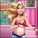 Cute Mommies Pregnant Sauna