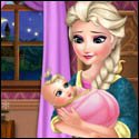 Elsa Frozen Baby Feeding