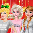 Princesses Waiting For Santa