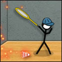 Stick Figure Badminton 3